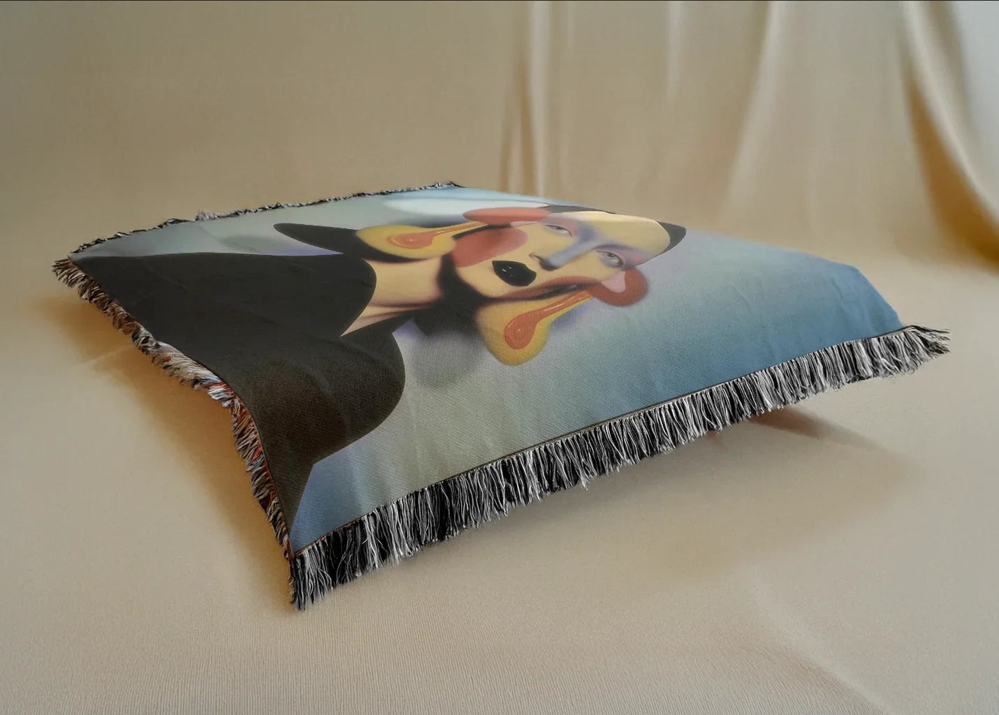 CLAUDE woven art  blanket 
